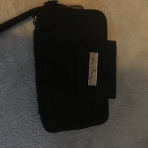 Black Vera Bradley Wrist Wallet